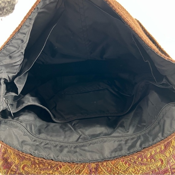 Lisa Lill Brown Paisley Large Bag - Picture 7 of 11